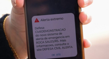 Novo sistema de alertas enviará mensagens de emergência diretamente ao celular a partir de 1º de outubro